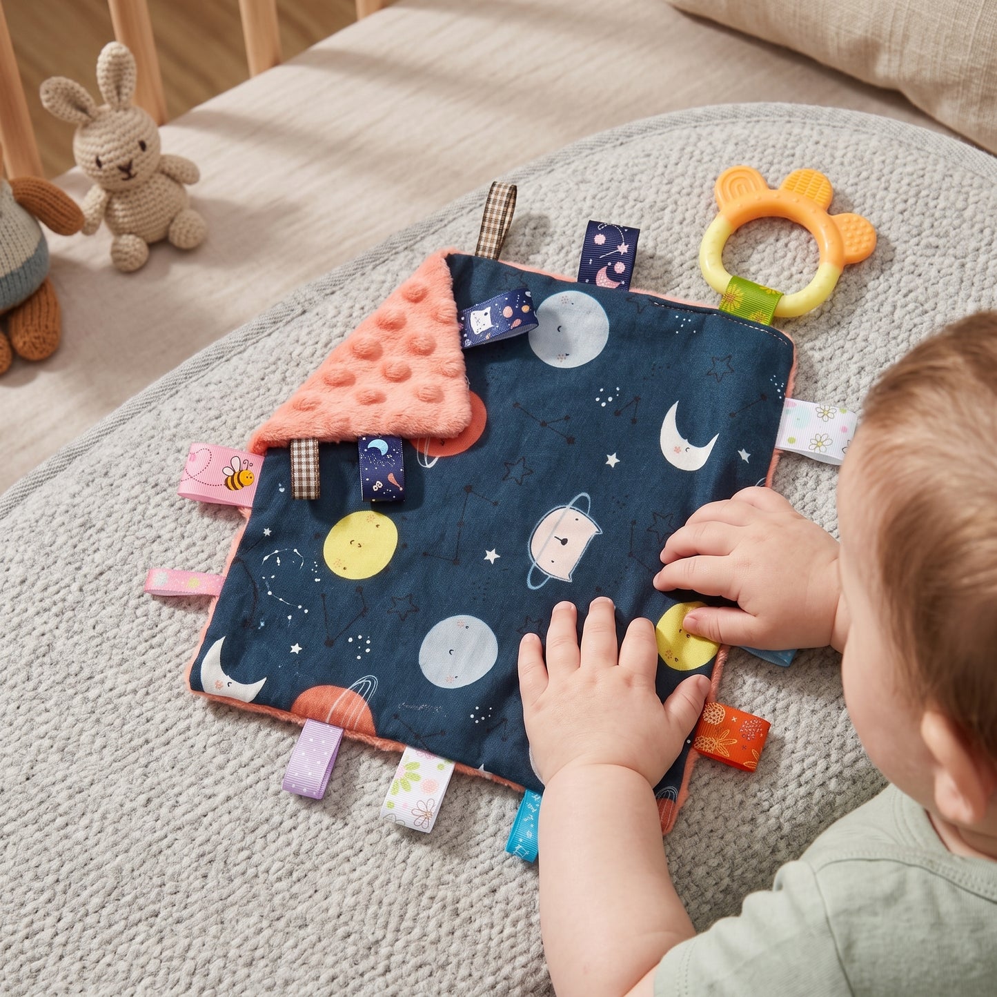Little Manta Soothe Baby Lovey Teether