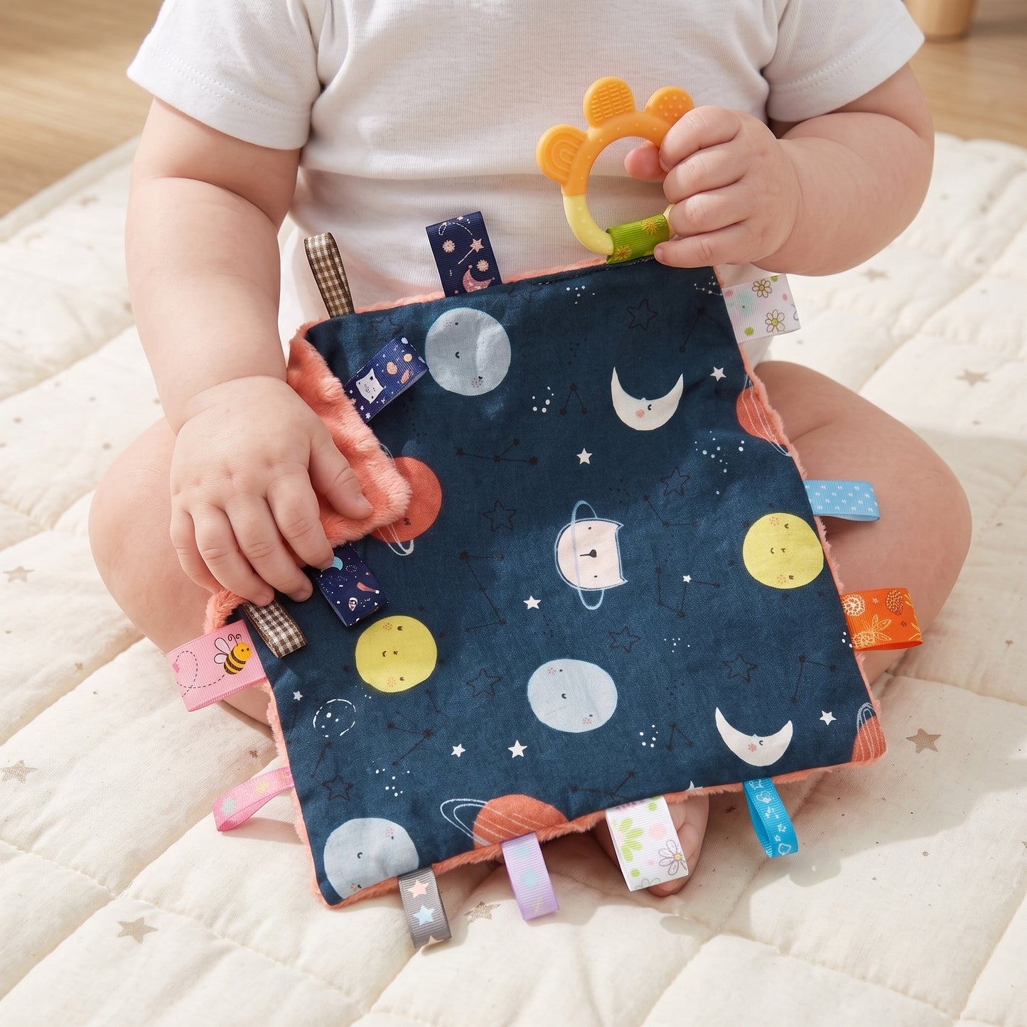 Little Manta Soothe Baby Lovey Teether