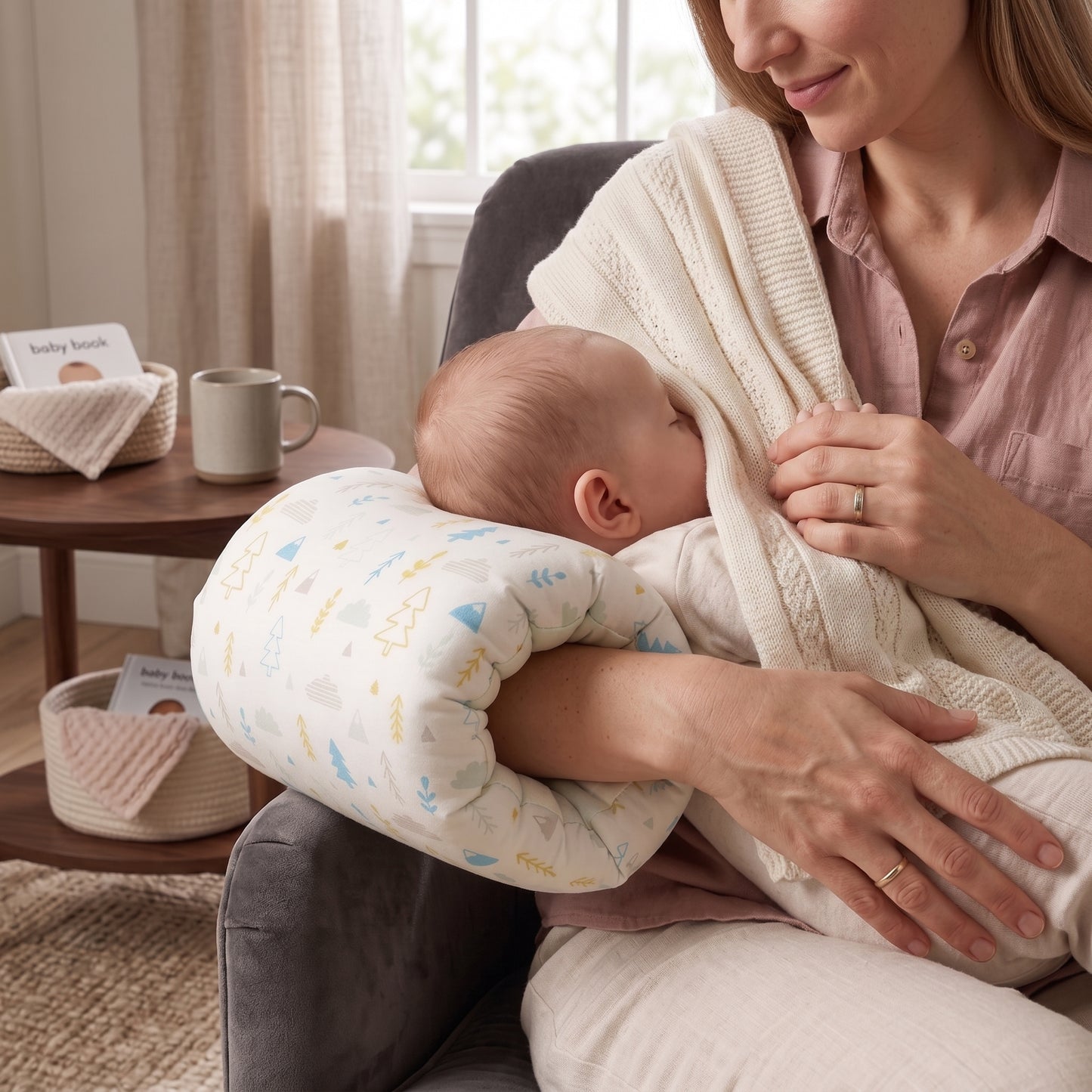Little Manta Feeding Arm Pillow