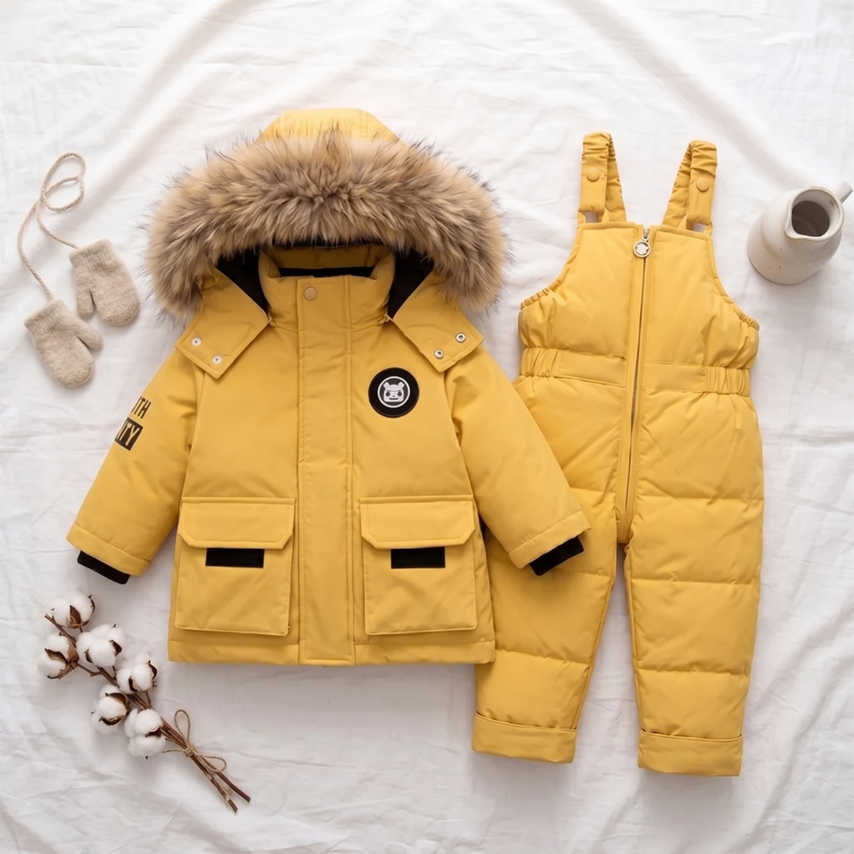 Little Manta Puffer Jacket Set