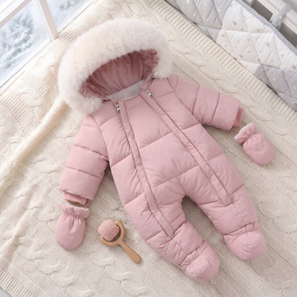 Little Manta Cozy Baby Winter Jumpsuit