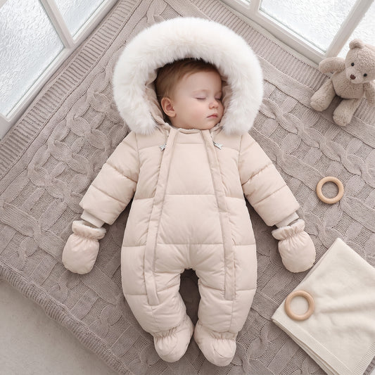 Little Manta Cozy Baby Winter Jumpsuit