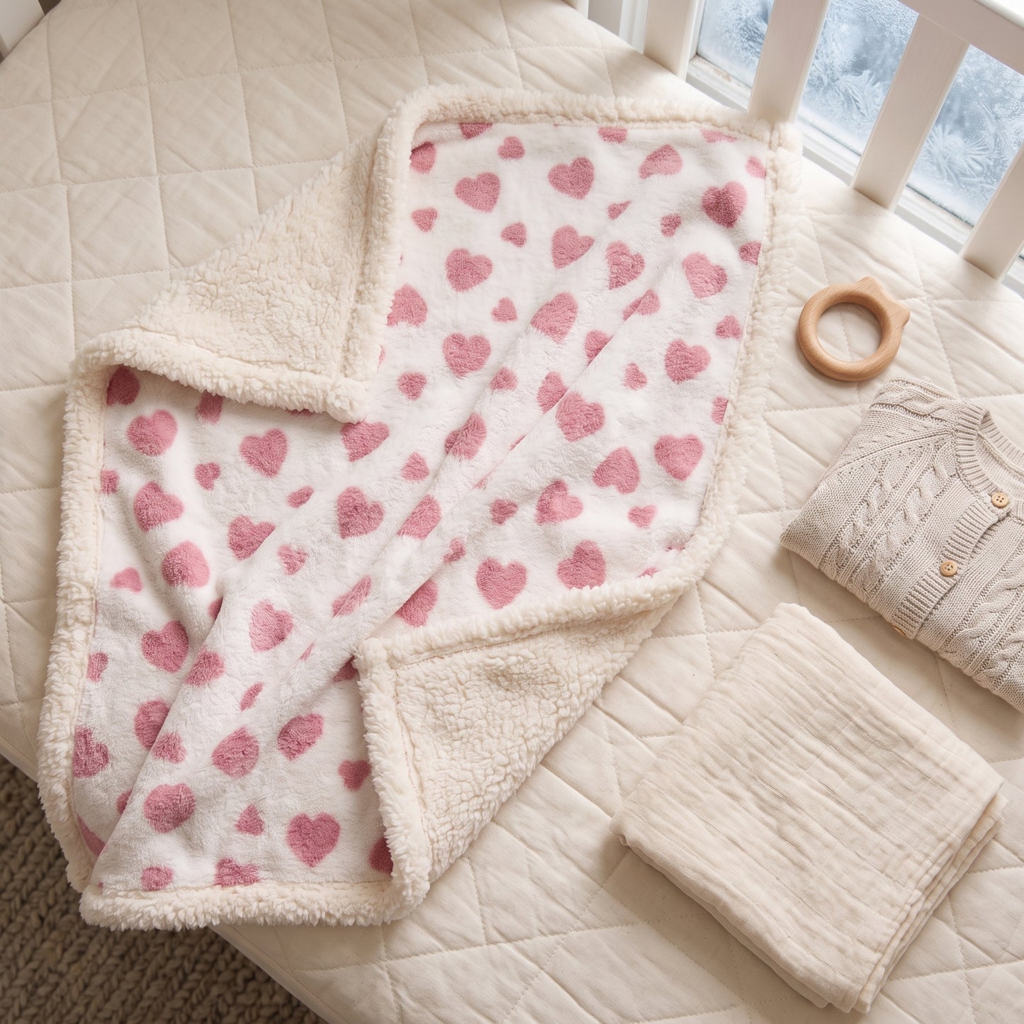 Little Manta Flannel Baby Stroller Blanket