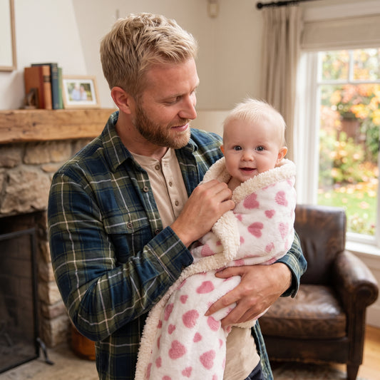 Little Manta Flannel Baby Stroller Blanket