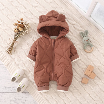 Little Manta Cotton Baby Winter Romper