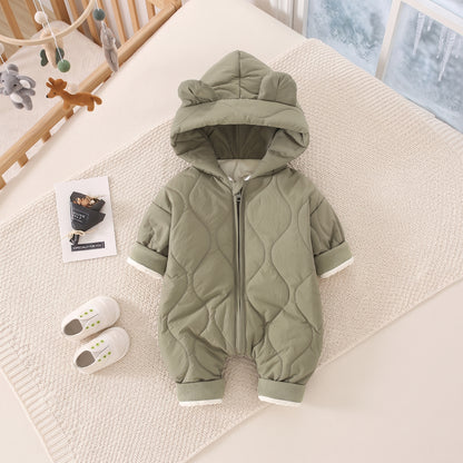 Little Manta Cotton Baby Winter Romper
