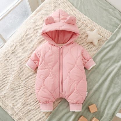 Little Manta Cotton Baby Winter Romper