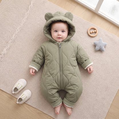 Little Manta Cotton Baby Winter Romper