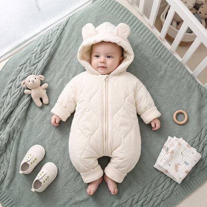 Little Manta Cotton Baby Winter Romper