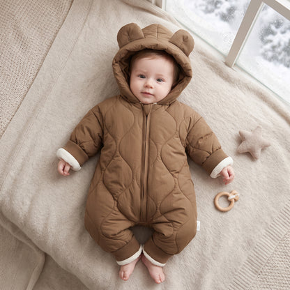 Little Manta Cotton Baby Winter Romper