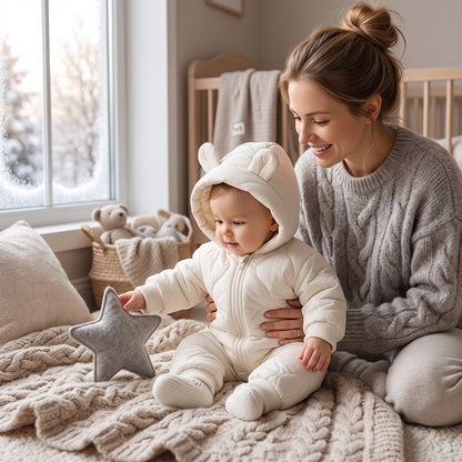 Little Manta Cotton Baby Winter Romper