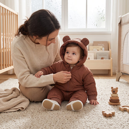 Little Manta Cotton Baby Winter Romper