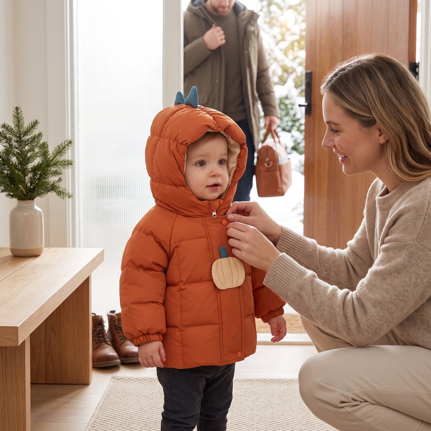 Little Manta Puffy Baby Down Jacket