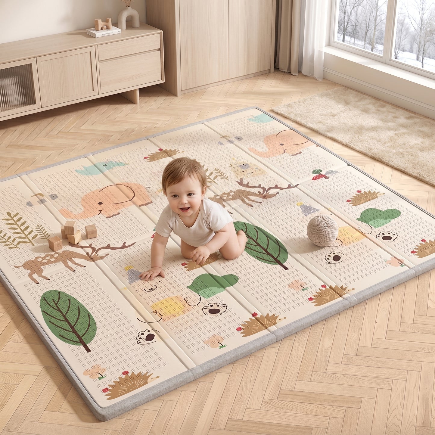 Little Manta Foldable Baby Playpen