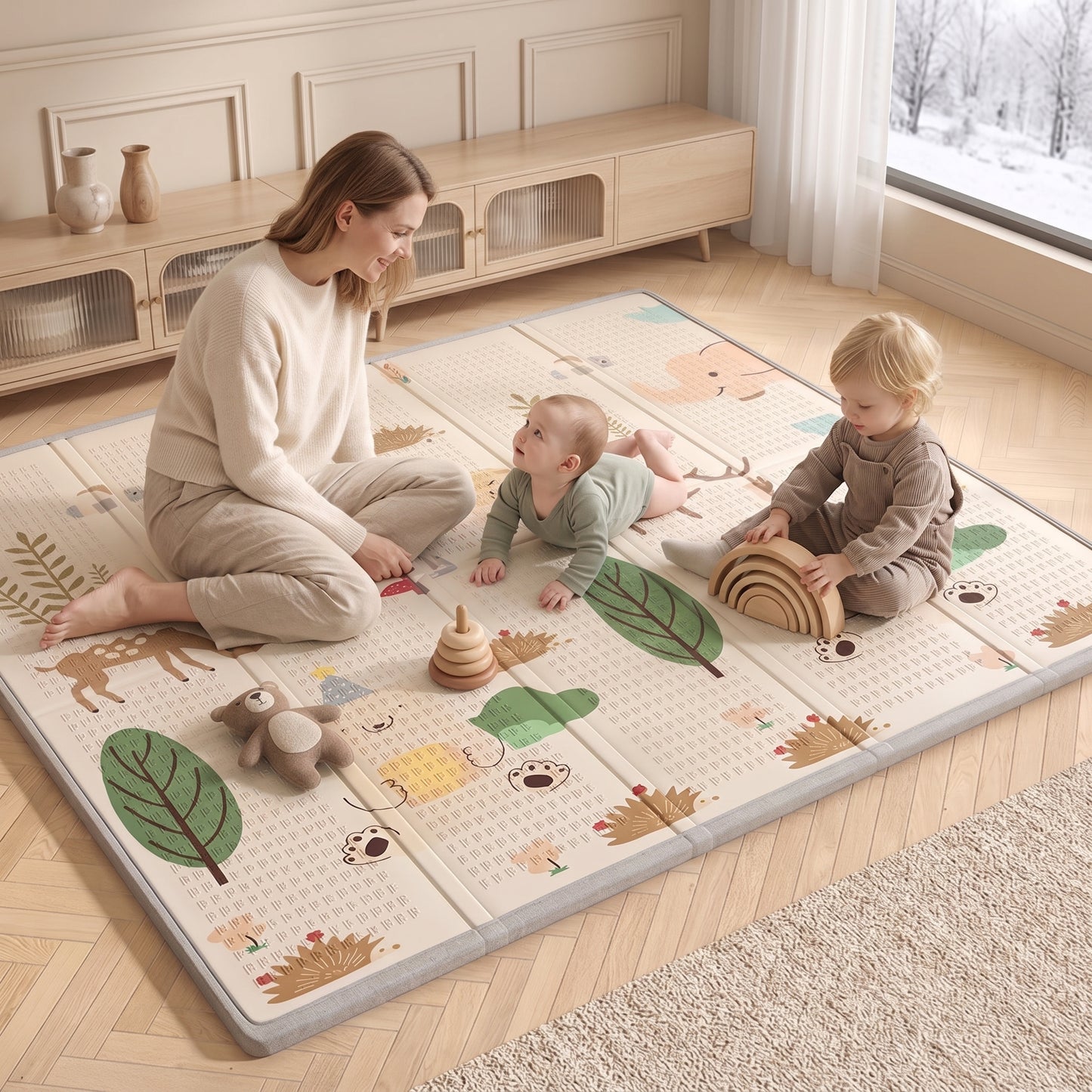 Little Manta Foldable Baby Playpen