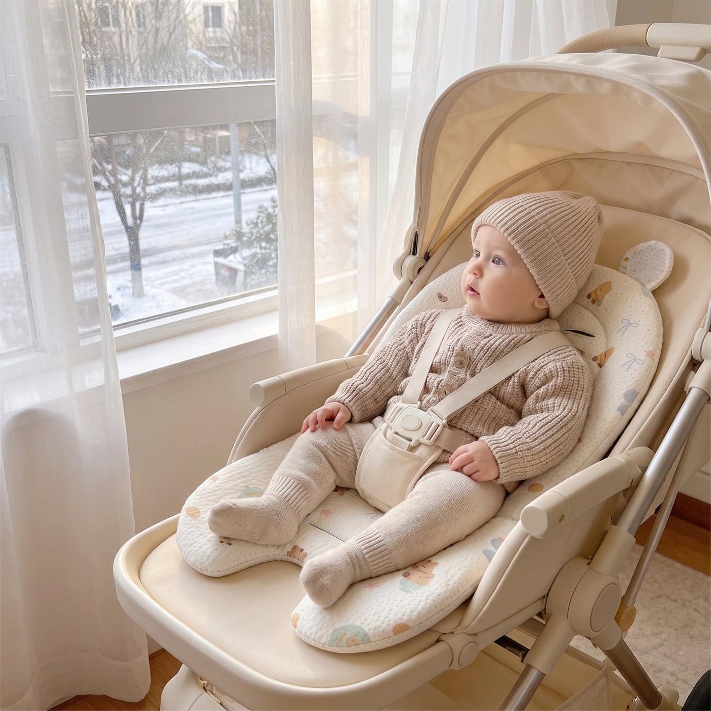 Little Manta Soft Baby Stroller Cushion