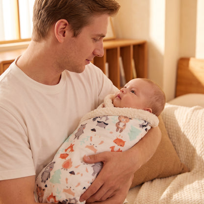 Little Manta Lamb Fleece Baby Blanket