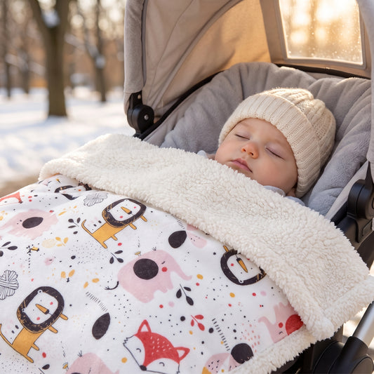 Little Manta Lamb Fleece Baby Blanket