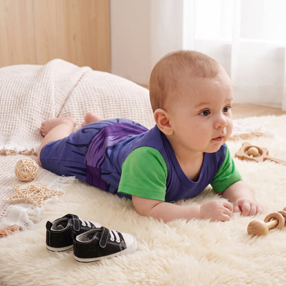 Little Manta Little Hero Character Baby Onesie