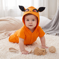 Orange Fox Hooded