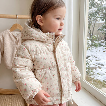 Little Manta Floral Baby Down Jacket