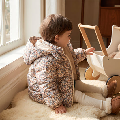 Little Manta Floral Baby Down Jacket