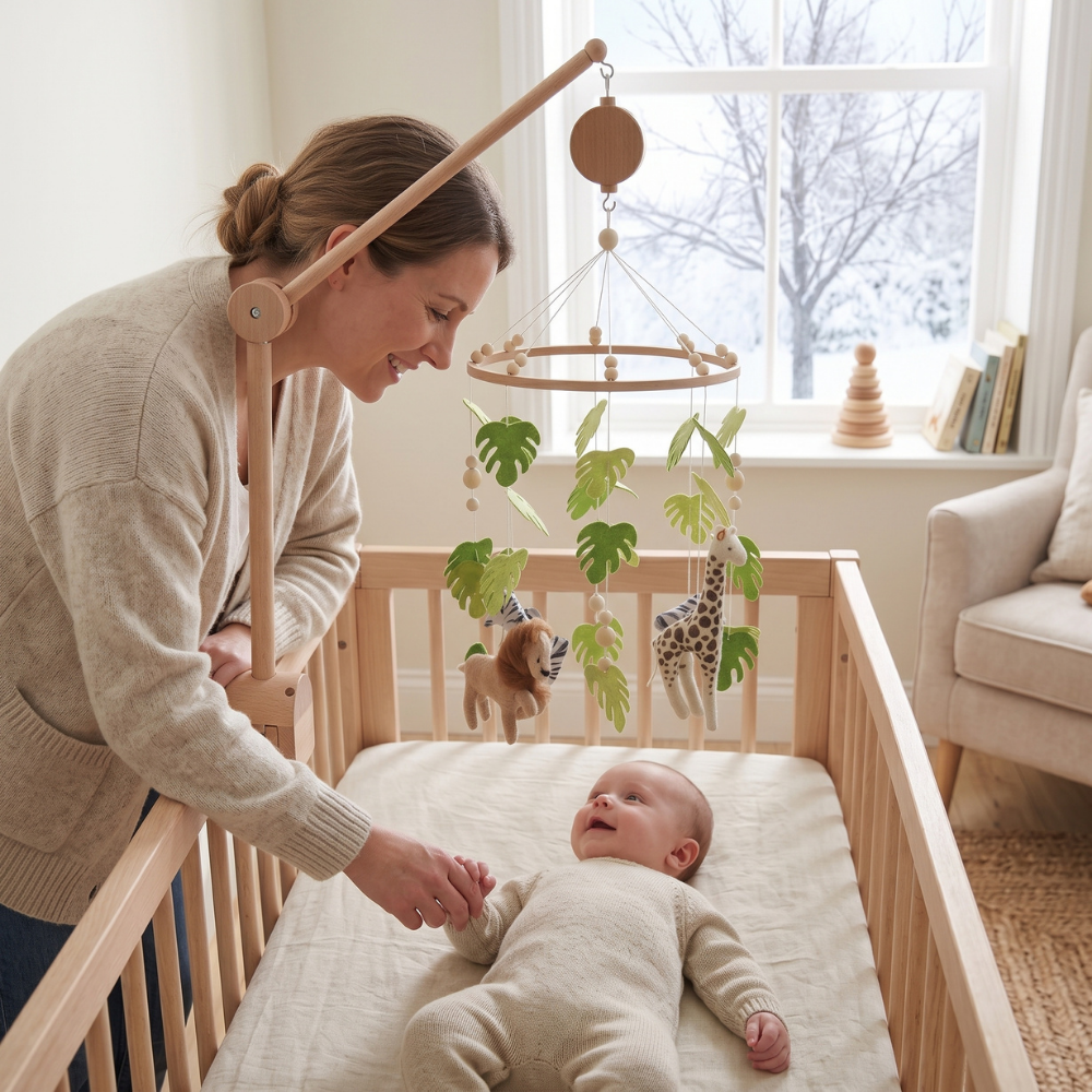 Little Manta Wren Baby Crib Mobile