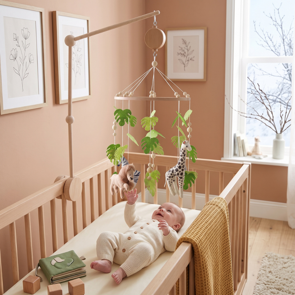 Little Manta Wren Baby Crib Mobile