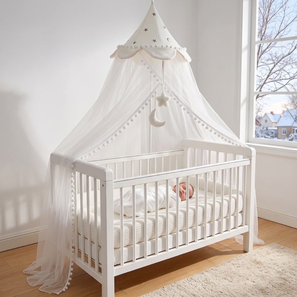 Little Manta Baby Crib Mosquito Net