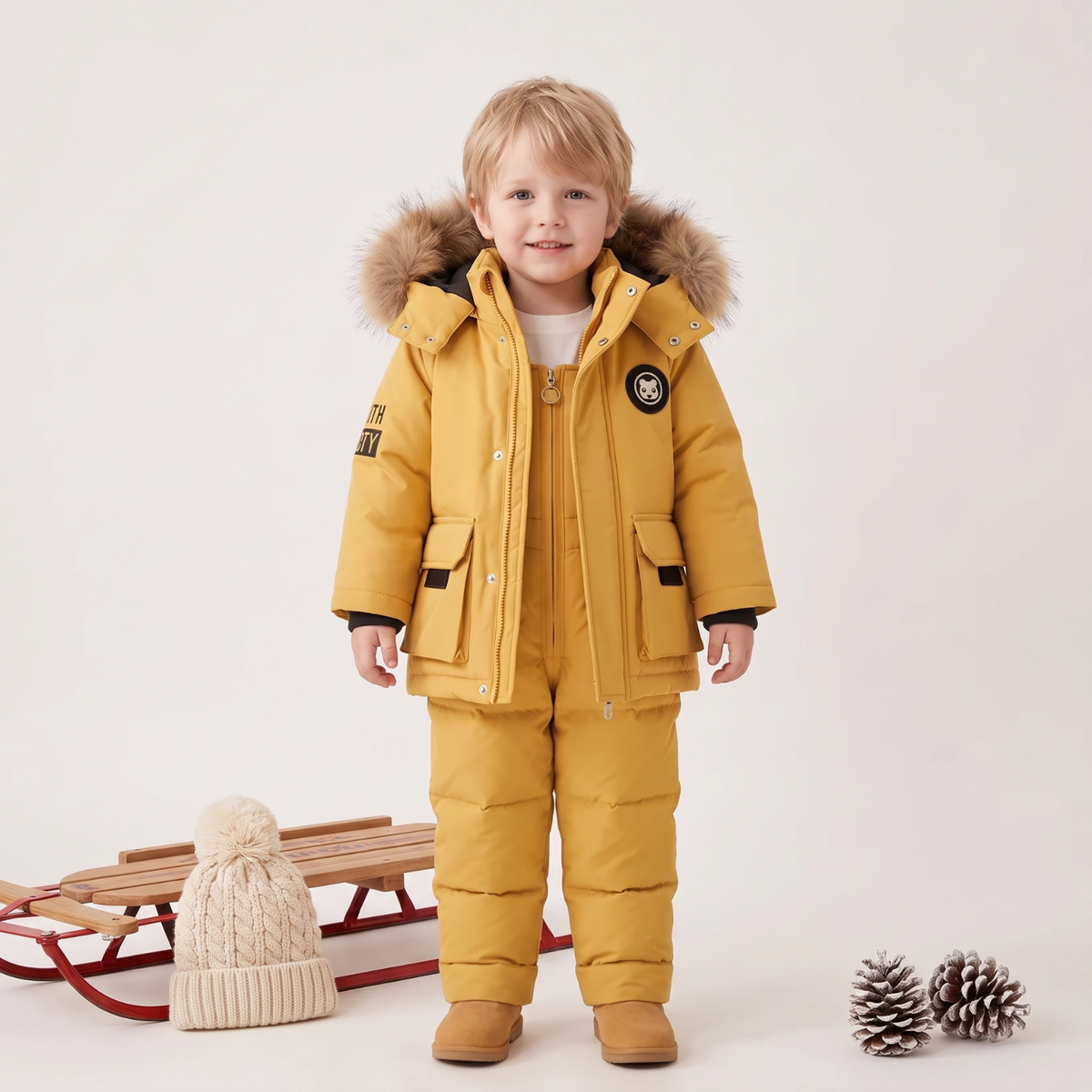 Little Manta Puffer Jacket Set