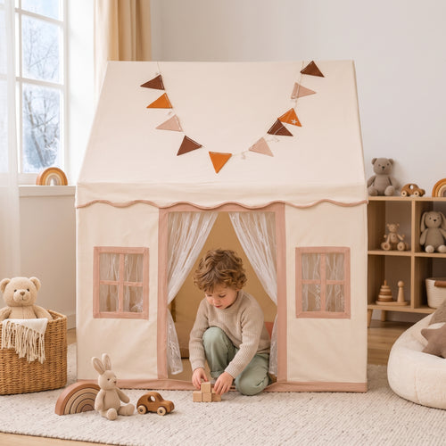Little Manta Cottage Kids Play Tent
