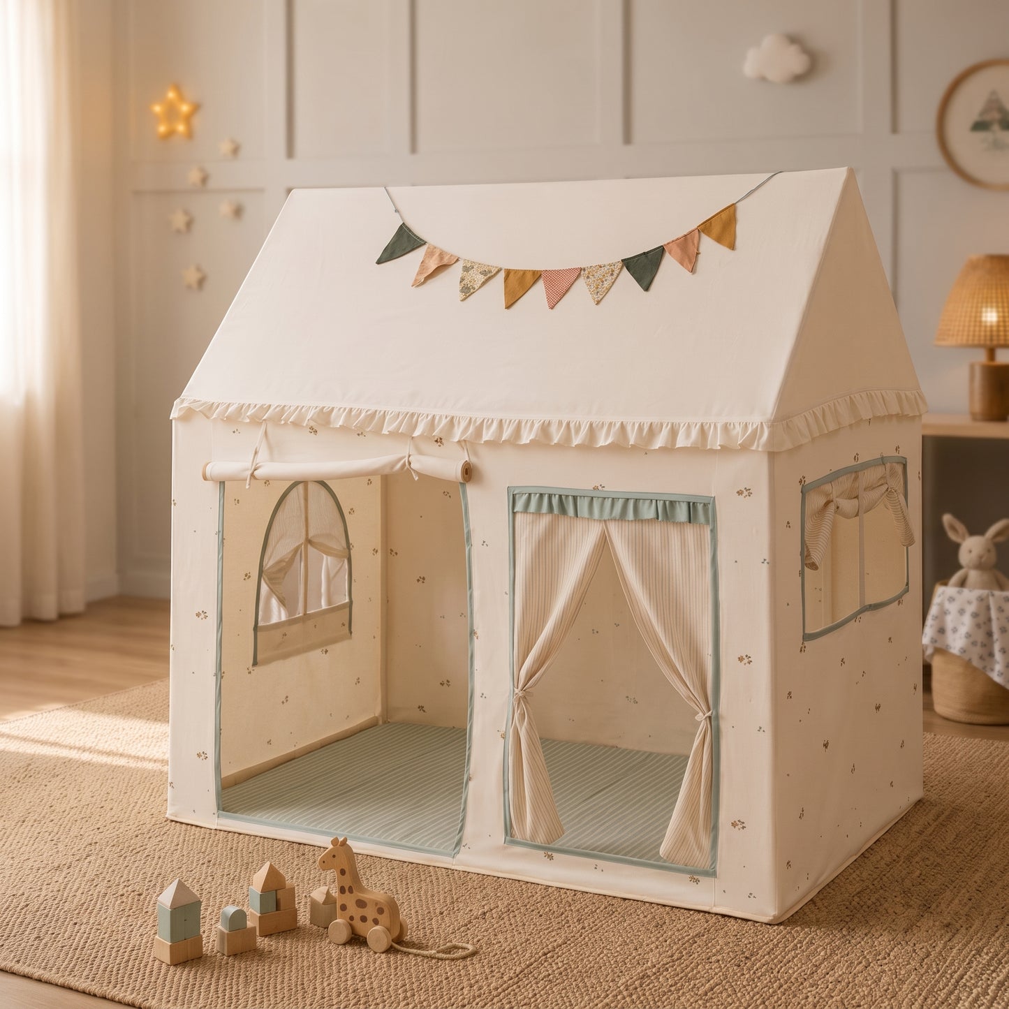 Little Manta Cottage Kids Play Tent