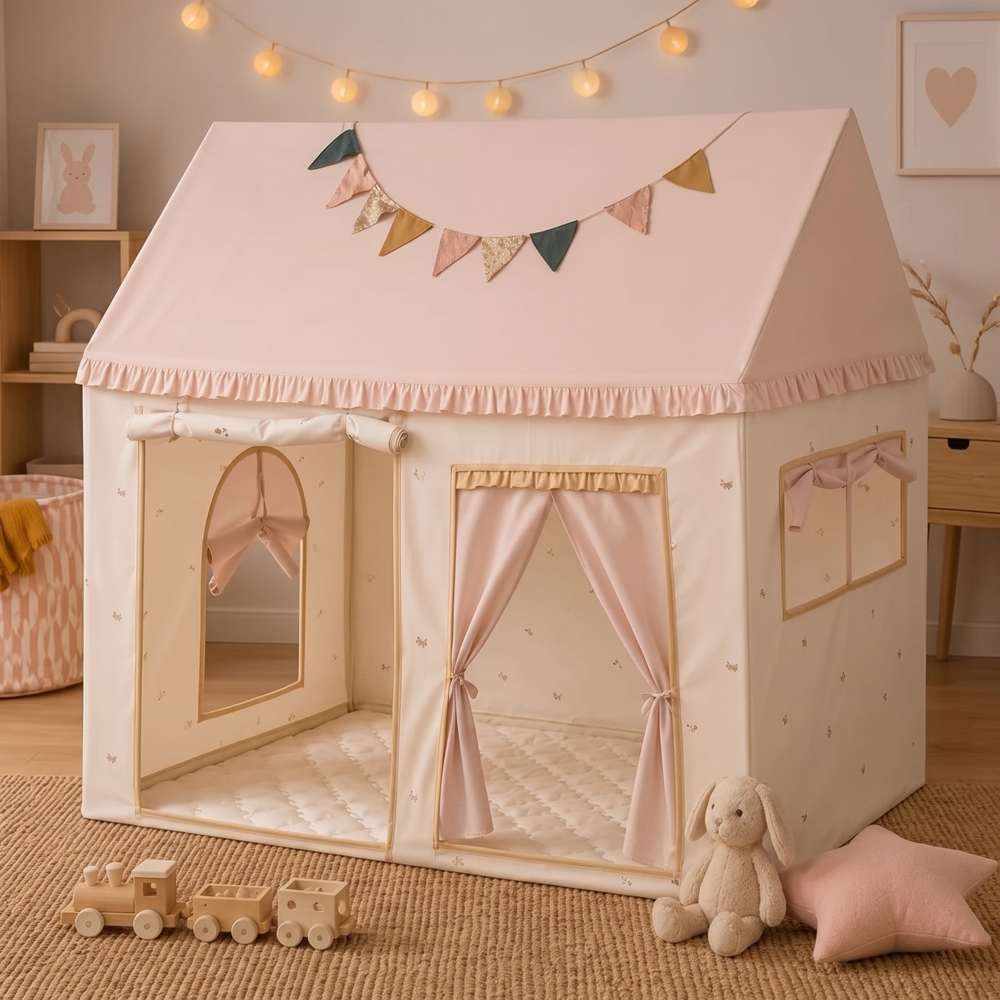Little Manta Cottage Kids Play Tent