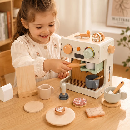 Little Manta Barista Wooden Play Set