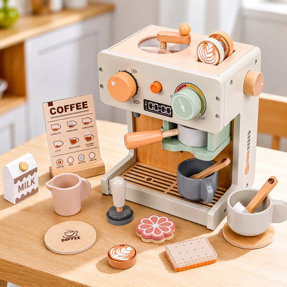 Little Manta Barista Wooden Play Set