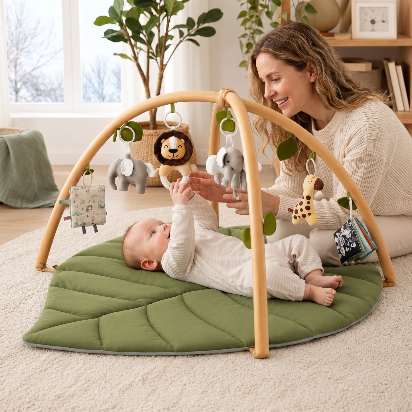 Little Manta Fern Baby Play Gym