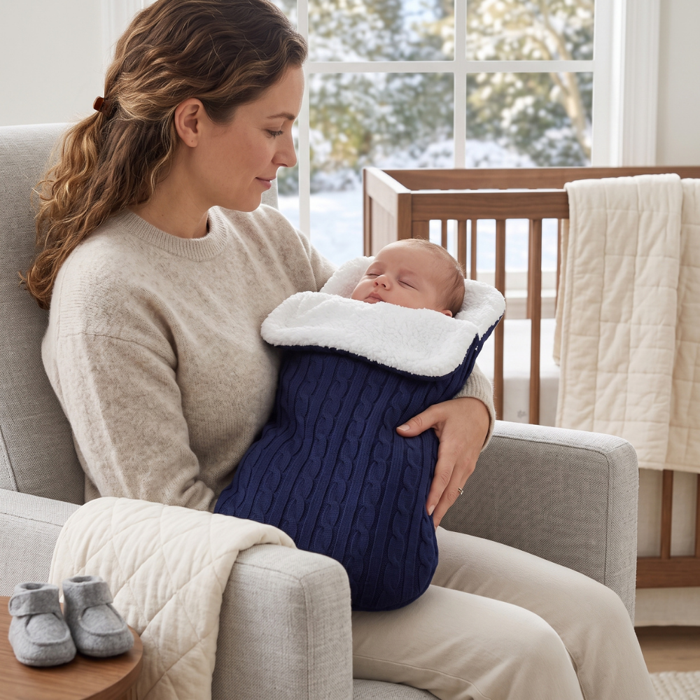 Little Manta Velvet Baby Sleep Sack