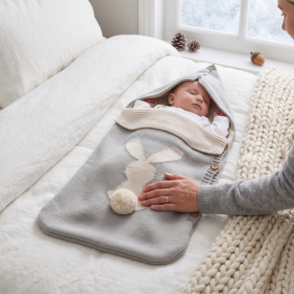 Little Manta Bunny Knit Sleep Sack