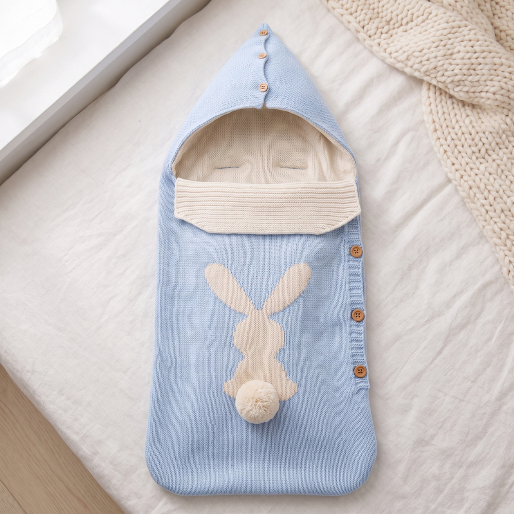 Little Manta Bunny Knit Sleep Sack