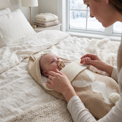 Little Manta Bunny Knit Sleep Sack