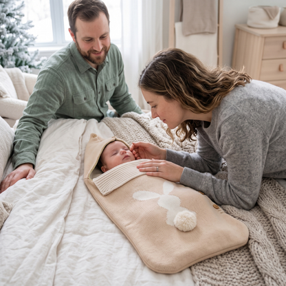 Little Manta Bunny Knit Sleep Sack