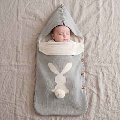 Little Manta Bunny Knit Sleep Sack