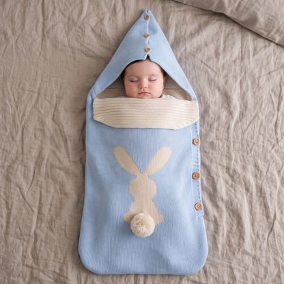Little Manta Bunny Knit Sleep Sack