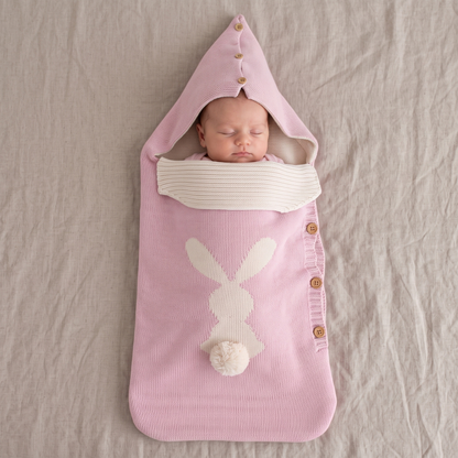Little Manta Bunny Knit Sleep Sack