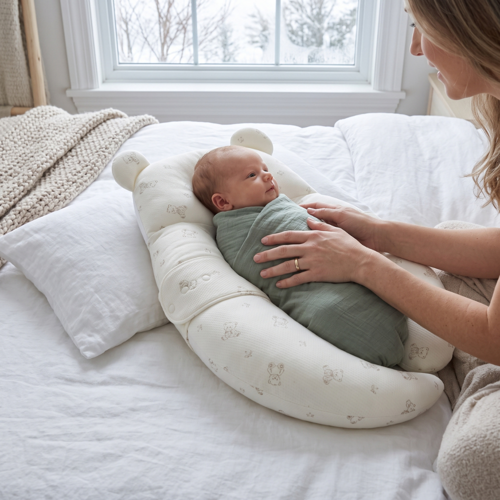 Little Manta Newborn Huggable Pillow