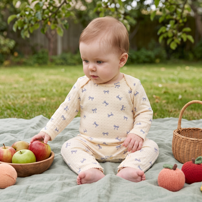Little Manta Meadow Baby Cotton Jumpsuit