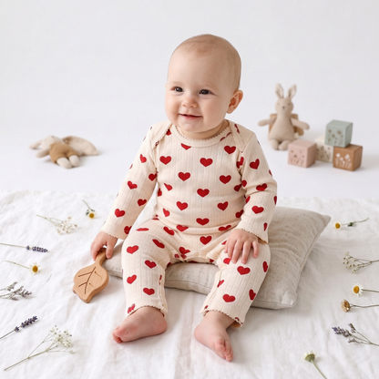 Little Manta Meadow Baby Cotton Jumpsuit