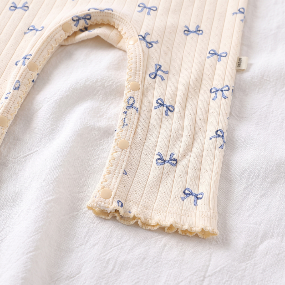 Little Manta Meadow Baby Cotton Jumpsuit