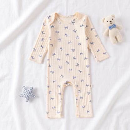Little Manta Meadow Baby Cotton Jumpsuit