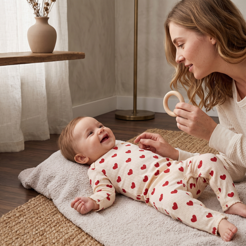 Little Manta Meadow Baby Cotton Jumpsuit